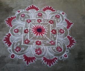 Rangoli: Thursday Special kolam!